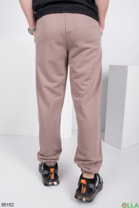 Мужские коричневые спортивные брюки