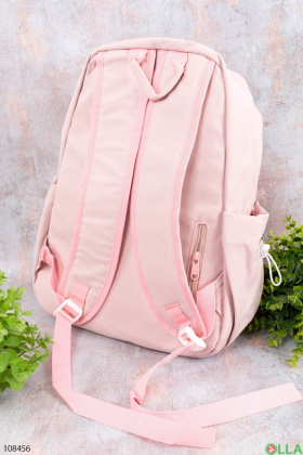 Женский светло-розовый рюкзак