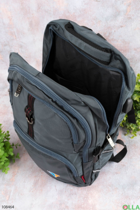 Женский темно-серый рюкзак