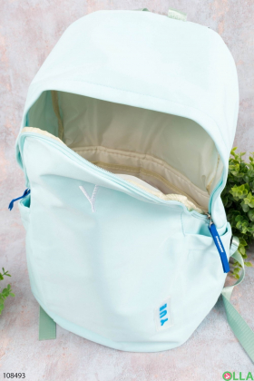 Women's light turquoise backpack