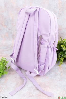 Женский лиловый рюкзак