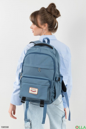 Women's blue backpack