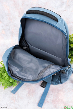 Women's blue backpack