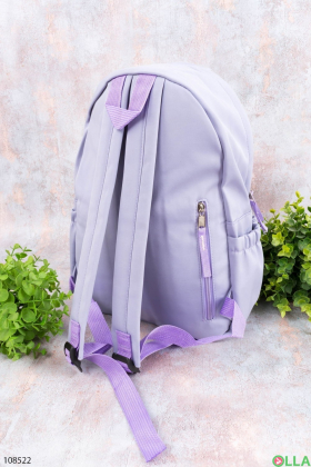 Women's lilac backpack