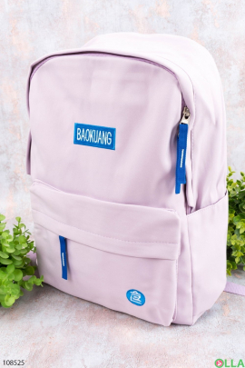 Женский бледно-розовый рюкзак