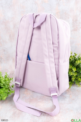Жіночий блідо-рожевий рюкзак