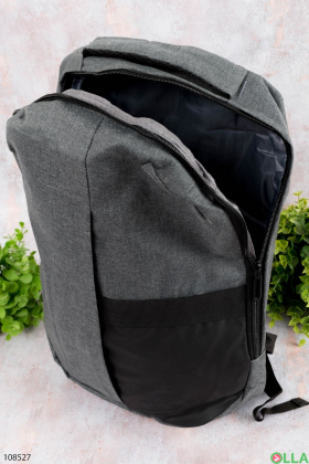 Мужской темно-серый рюкзак