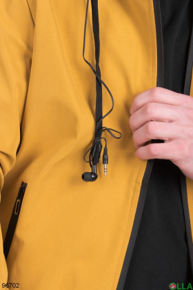 Чоловіча куртка-трансформер із навушниками