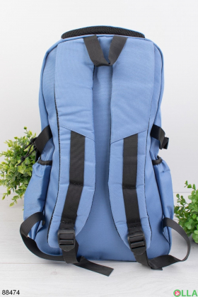 Чоловічий блакитний рюкзак