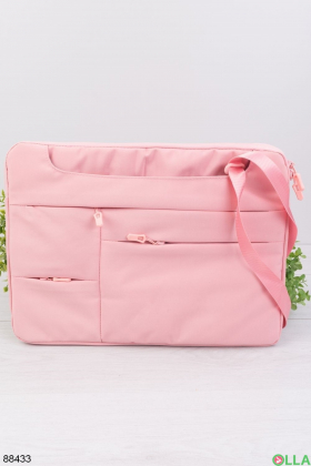 Рожева сумка для ноутбука 15.6"