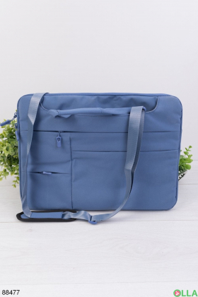 Синяя сумка для ноутбука 15.6"