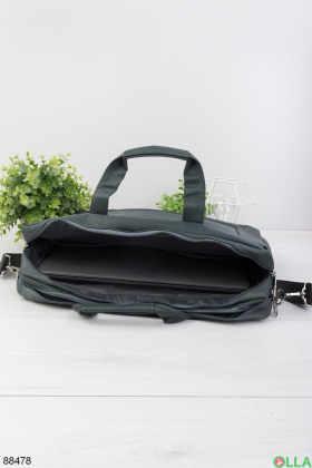 Темно-зелена сумка для ноутбука15.6"