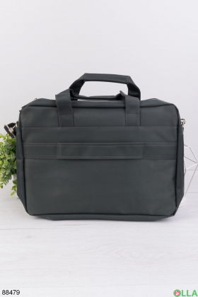 Темно-зеленая сумка для ноутбука 15.6"