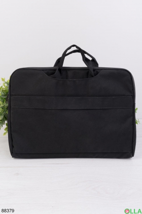 Чорна сумка для ноутбука