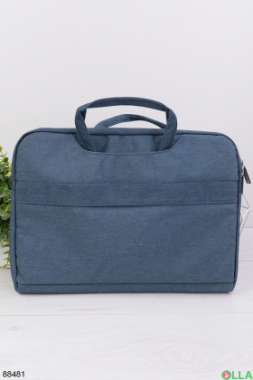 Синя сумка для ноутбука