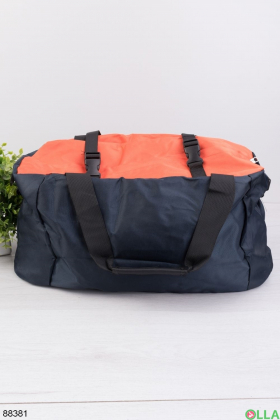 Синьо-оранжева спортивна сумка