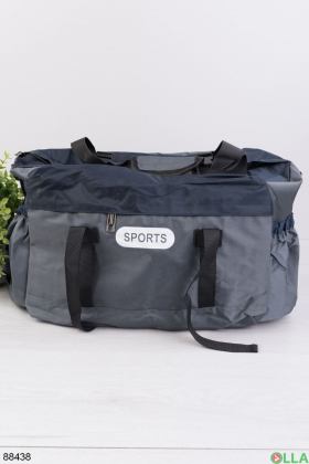 Сіро-синя спортивна сумка