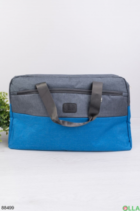 Сіро-блакитна спортивна сумка