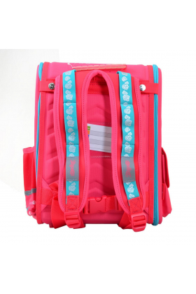 Рюкзак шкільний каркасний 1 Вересня H-17 Lovely roses Розовый