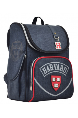 Рюкзак шкільний каркасний YES H-11 Harvard, 33.5*26*13.5 Серый