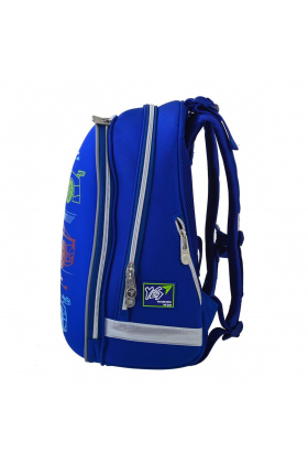 Рюкзак шкільний каркасний YES H-12 Maximum Speed Синий