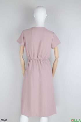 Women's pink dress