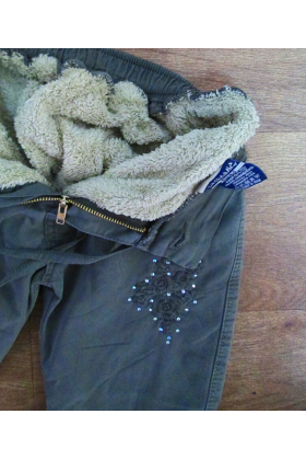 Джоггеры (джинсы) для девочки турецкие, на меху