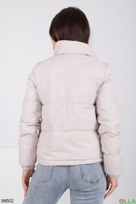 Женская светло-бежевая куртка