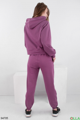 Жіночий фіолетовий спортивний костюм