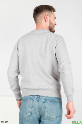Мужской серый свитер