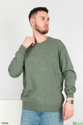 Чоловічий зелений светр