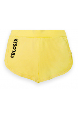 Детские шорты Gabbi для девочки SH-22-9\1 "Big bloger" р.122, (13197) Желтый