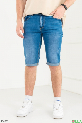 Мужские голубые джинсовые шорты
