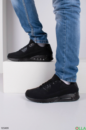 Men's black sneakers