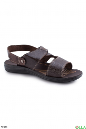 Men's brown sandals