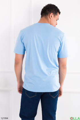 Men's light blue T-shirt