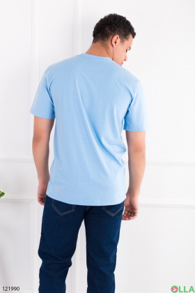 Men's light blue T-shirt