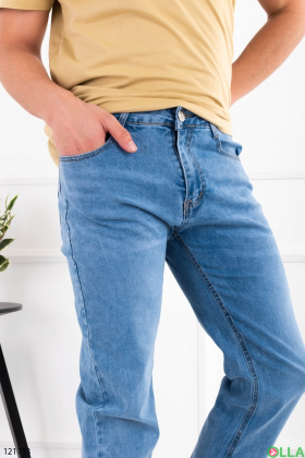 Men's light blue jeans