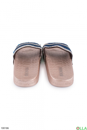 Women's slippers with sequins
