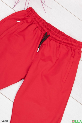 Чоловічі червоні спортивні штани