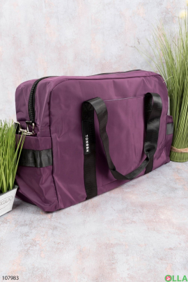 Men's purple travel bag