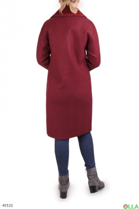 Жіноче кашемірове пальто зі штучного кашеміру