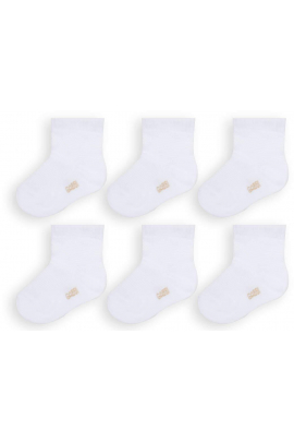 Детские носки Gabbi NSU-241 демисезонные упаковка 6 штук размер (90241) Белый 