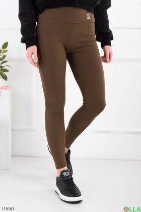 Women's brown leggings