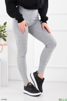 Women's light gray leggings