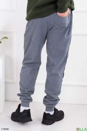 Men's gray sweatpants