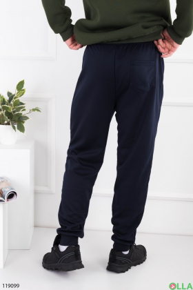 Men's navy blue sports pants
