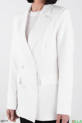 Женский белый пиджак
