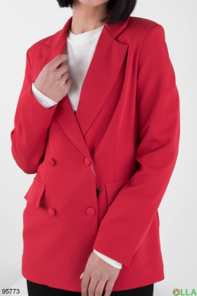 Жіночий червоний піджак