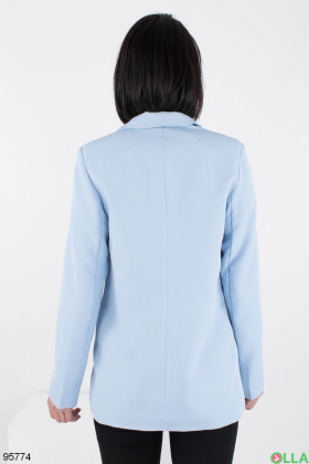 Жіночий блакитний піджак